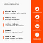 Détails des ingrédients de la gelée capillaire de nativence lab 